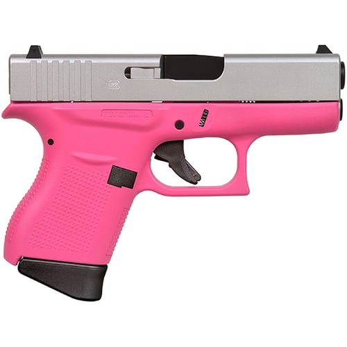 GLOCK 43 9MM 3.41 FS PINK SATIN ALUM 6RD